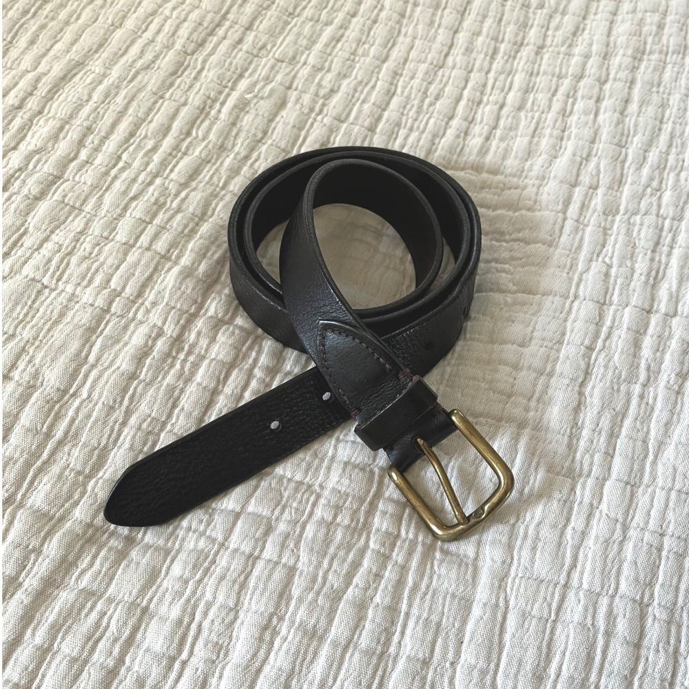 Vintage Eddie Bauer Minimalist Leather Belt 38